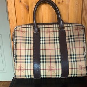 Burberry briefcase